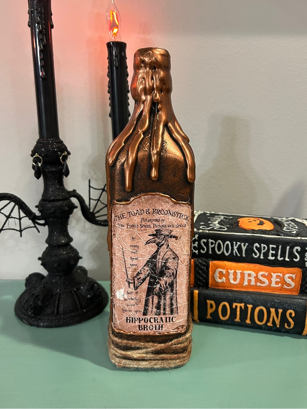Halloween Decorative Potion Bottle - Hippocratic Broth